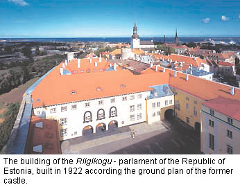 The building of the 'Riigikogu'